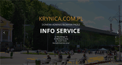 Desktop Screenshot of muszynianka.krynica.com.pl