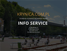 Tablet Screenshot of muszynianka.krynica.com.pl