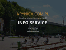 Tablet Screenshot of krynica.com.pl