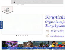 Tablet Screenshot of krynica.org.pl